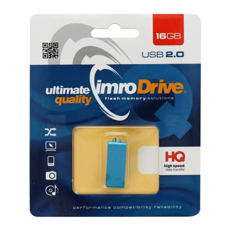 USB flash disk IMRO EDGE 16 GB – kovový, voděodolný