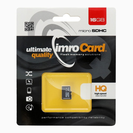 Paměťová karta IMRO microSDHC 16GB | applegang.cz