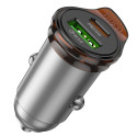 Nabíječka Hoco NZ16A 43W do auta USB-C + USB-A