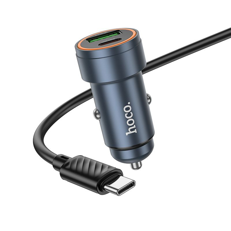 Nabíječka Hoco Z57A 30W s kabelem USB-C na USB-C pro smartphony a tablety - černá