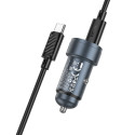 Nabíječka Hoco Z57A 30W do auta s kabelem USB-C – černá