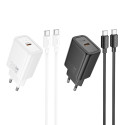 Nabíječka Hoco N60 20W USB-C PD + kabel 1 m černá