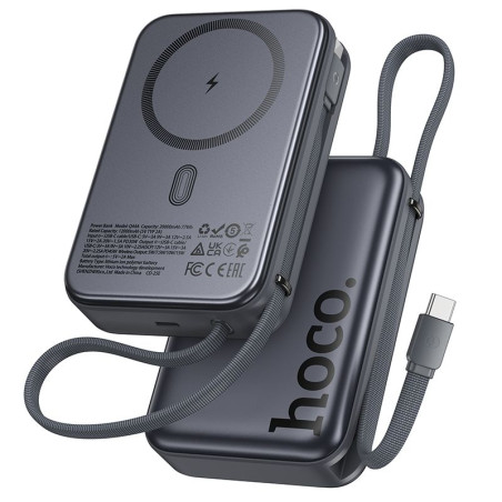 Powerbanka Hoco Q44A 20000 mAh MagSafe 45W černá