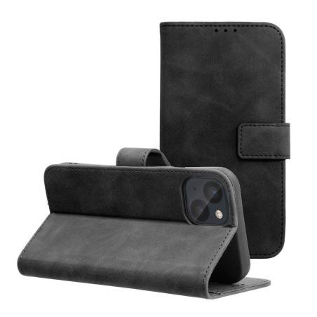 Pouzdro TENDER BOOK pro iPhone 13 černé – flip case