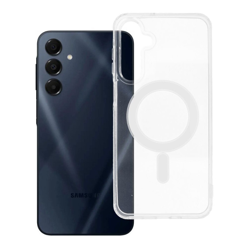 Kryt MagSafe CLEAR MAG COVER (STR) pro Samsung Galaxy A16 5G / A16 4G - průhledný