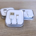 AG PREMIUM HD4 Kabel USB/Lightning pro Apple zařízení, délka 1m, bílý