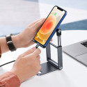 UGREEN LP263-50324 Vysouvací hliníkový stojánek pro telefon až do 7,2", šedý