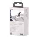 BASEUS CCGAN2L-B01 GaN2 Lite Dvouportová nabíječka USB + USB-C PD 65W, černá