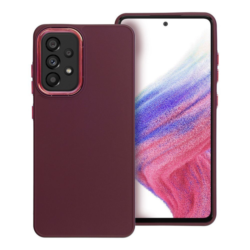 Kryt FRAME pro Samsung Galaxy A52 5G / A52 LTE (4G) / A52s 5G - fialový