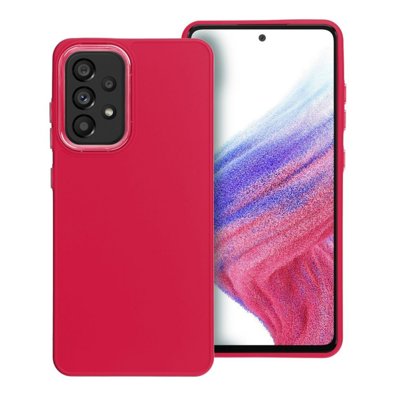 Kryt FRAME pro Samsung Galaxy A52 5G / A52 LTE (4G) / A52s 5G - purpurový