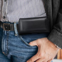 Kožené pouzdro na opasek Royal 2XL pro Xiaomi Redmi 9 - černé
