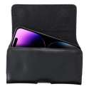 Kožené pouzdro na opasek Royal 2XL pro Xiaomi Redmi 9 - černé