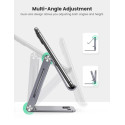 UGREEN LP263-80708 Skládací hliníkový stojánek pro telefon/tablet až do 7,9", šedý