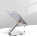 UGREEN LP339 Výškově stavitelný stojánek pro MacBook/laptop 13-17", hliníkový, stříbrný
