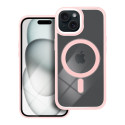 Kryt COLOR EDGE MAG COVER pro iPhone 15 MagSafe - růžový