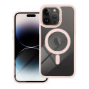 Kryt Color Edge Mag Cover MagSafe pro iPhone 14 Pro Max růžový