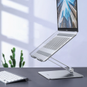 UGREEN LP339 Výškově stavitelný stojánek pro MacBook/laptop 13-17", hliníkový, stříbrný