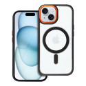Kryt Color Edge Mag Cover pro iPhone 15 - černo-zlatý