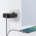 Ugreen úhlový kabel USB - USB-C Quick Charge 3.0 QC3.0 3 A 0,5 m šedý (US176 20855)