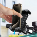 Ugreen univerzální držák telefonu na kolo pro řídítka motocyklu černý (LP494 black)