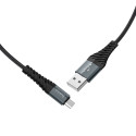Kabel Hoco X38 USB-A na Micro USB 1 m černý