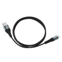 Kabel Hoco X38 USB-A na Micro USB 1 m černý