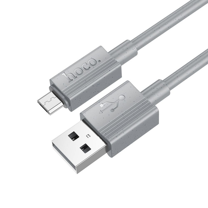 Kabel Hoco X107 1 m pro Micro USB - šedý