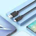 Kabel Hoco X88 USB-A na Micro USB 1 m černý