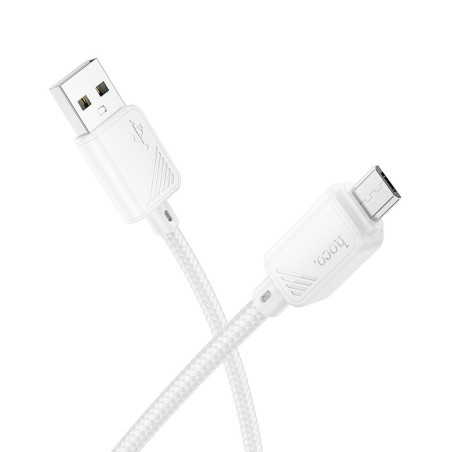 Kabel Hoco X113 USB-A na Micro USB 1 m bílý