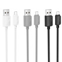 Kabel Hoco X113 USB-A na Micro USB 1 m bílý