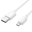 Kabel Hoco X113 USB-A na Micro USB 1 m bílý