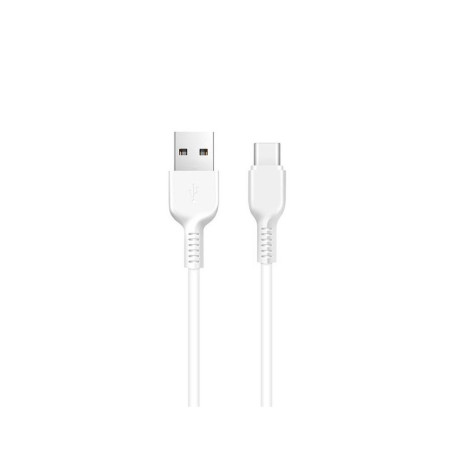 Kabel Hoco X20 USB-A na USB-C 2,4A 1 m - bílý