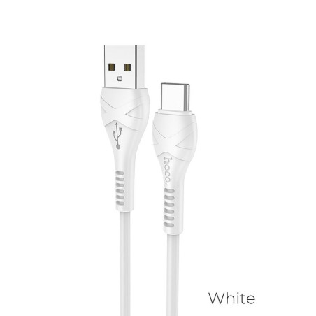 Kabel Hoco X37 1 m USB-A na USB-C - bílý
