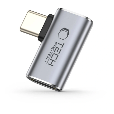 Úhlový adaptér USB-C Tech-Protect Ultraboost AA01 Šedý