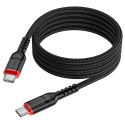 Kabel Hoco VICTORY X59 USB-C na USB-C 60W 1 m černý