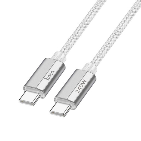Kabel Hoco U134 USB-C na USB-C 240W 1,8 m šedý