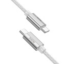 Kabel Hoco U134 USB-C na USB-C 240W 1,8 m šedý