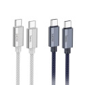 Kabel Hoco U134 USB-C na USB-C 240W 1,8 m šedý