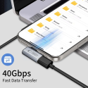 Úhlový adaptér USB-C Tech-Protect Ultraboost AA01 Šedý