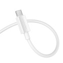 Kabel Hoco X107 USB-A na USB-C 3A 1 m bílý