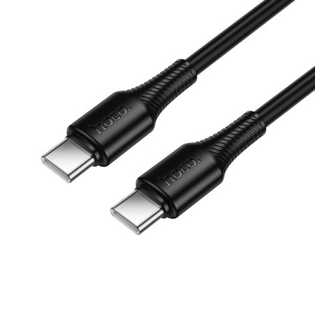 Kabel Hoco X120 USB-C na USB-C 60W 1 m černý