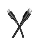 Kabel Hoco X120 USB-C na USB-C 60W 1 m černý
