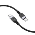 Kabel Hoco X109 USB-C na USB-C 60W 2 m černý