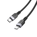 Kabel Hoco X109 USB-C na USB-C 60W 2 m černý