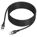 Kabel Hoco X109 USB-C na USB-C 60W 3 m černý