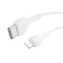 Kabel Hoco X37 USB-C na Lightning 1 m 27W bílý