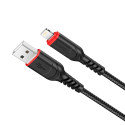 Kabel Hoco X59 USB-A na Lightning 3 m černý pro iPhone