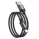 Kabel Hoco X89 USB-A na Lightning 1 m černý