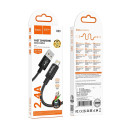 Kabel Hoco X89 USB-A na Lightning 2 m, 2,4 A černý