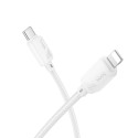 Kabel Hoco X113 USB-C na Lightning 27W 1 m bílý